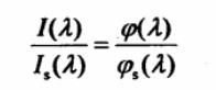 I（λ）和Is（λ）计算公式01